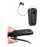 Makaralı Bluetooth Kulakiçi Yaka Kulaklığı Kablosuz Kulaklık