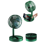Katlanabilir Usb Şarjlı Masaüstü Soğutucu Mini Fan Telefon Tutucu
