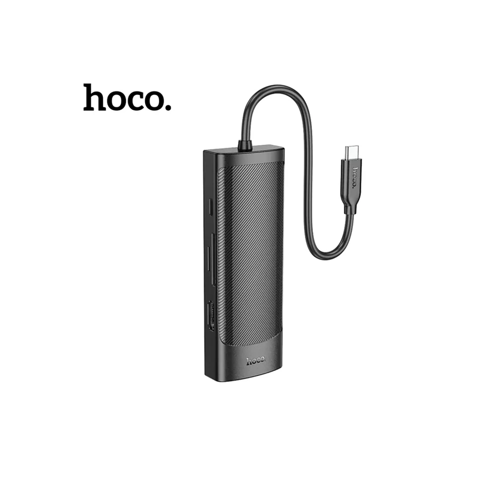 Hoco HB44 Type-C to HDMI + RJ45 + 100Mbps + SD/TF + USB3.0 + USB2.0 PD