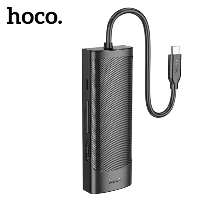 Hoco HB44 Type-C to HDMI + RJ45 + 100Mbps + SD/TF + USB3.0 + USB2.0 PD