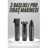 Dijital Göstergeli 3 Başlıklı Tıraş Makinesi Islak Kuru Lazer Öncesi G