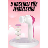 5 Başlıklı Titreşimli Cilt Temizleme Seti Canlandırıcı ve Onarıcı