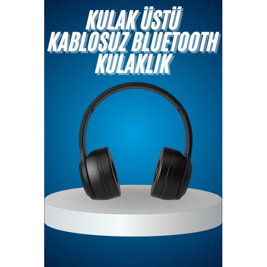 Wireless 5.0 Bluetooth Kablosuz Kulaklık ANC Özellikli Kulak Üstü Ayar