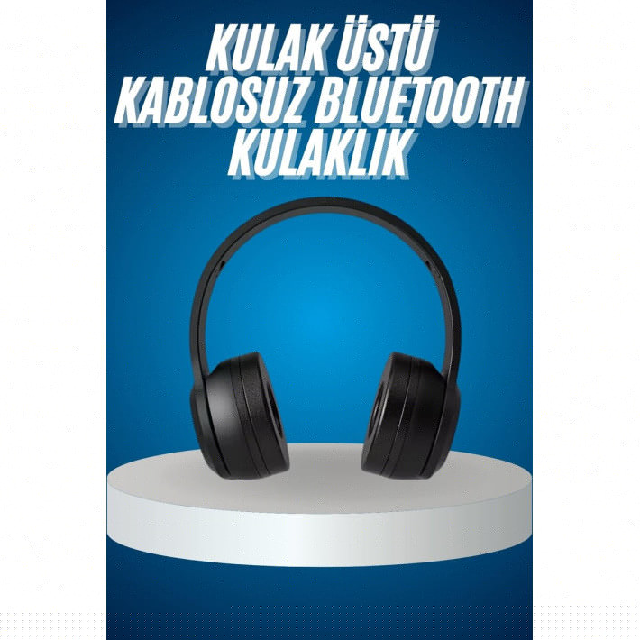 Wireless 5.0 Bluetooth Kablosuz Kulaklık ANC Özellikli Kulak Üstü Ayar