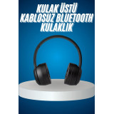 Wireless 5.0 Bluetooth Kablosuz Kulaklık ANC Özellikli Kulak Üstü Ayar