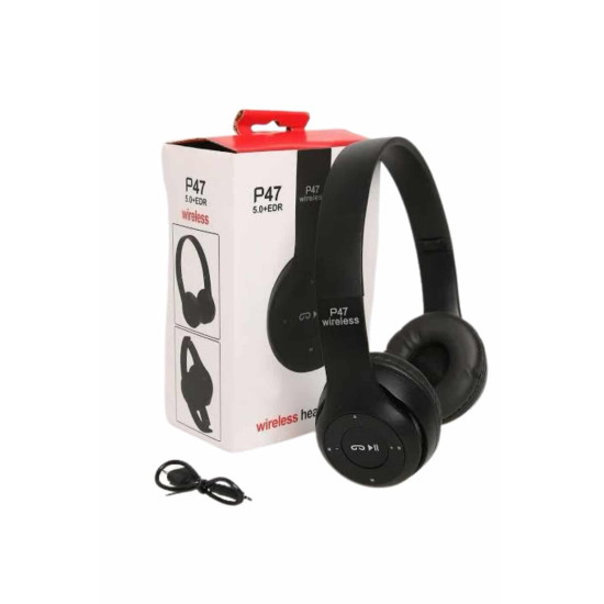 Wireless 5.0 Bluetooth Kablosuz Kulaklık ANC Özellikli Kulak Üstü Ayar