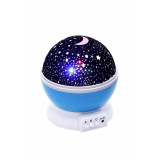 Renkli Yıldızlı Gökyüzü Projeksiyon Gece Lambası Pilli ve USB Kablolu