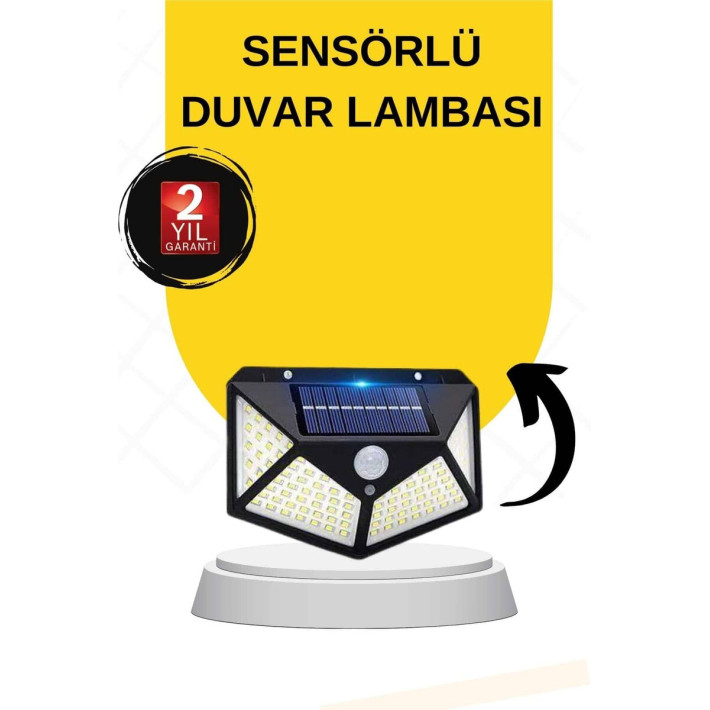 GÜNEŞ ENERJİLİ DUVAR LAMBASI
