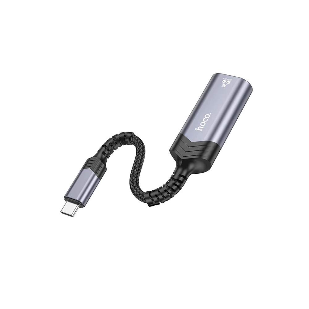 Hoco UA26 Type-c OTG RJ45 İnternet Adaptörü Dönüştürücü 1000 Mbps