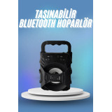 Bluetooth Hoparlör Android ve İOS Uyumlu Ses Bombası USB Girişli Taşın