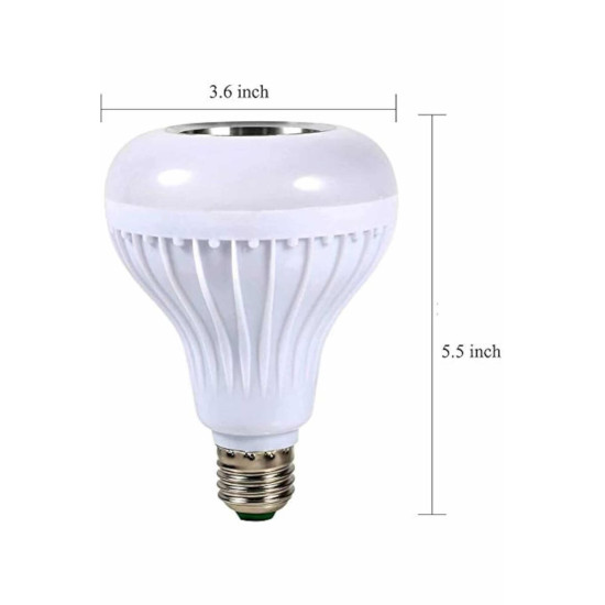 Kumandalı RGB Led Işık Bluetooth Hoparlör Ses Lambası Renkli Ampul