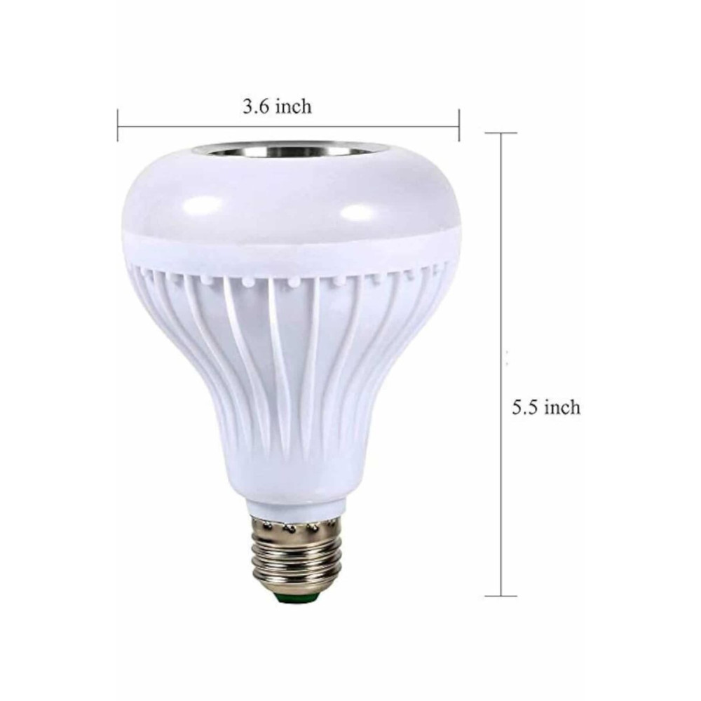 Kumandalı RGB Led Işık Bluetooth Hoparlör Ses Lambası Renkli Ampul