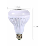Kumandalı RGB Led Işık Bluetooth Hoparlör Ses Lambası Renkli Ampul
