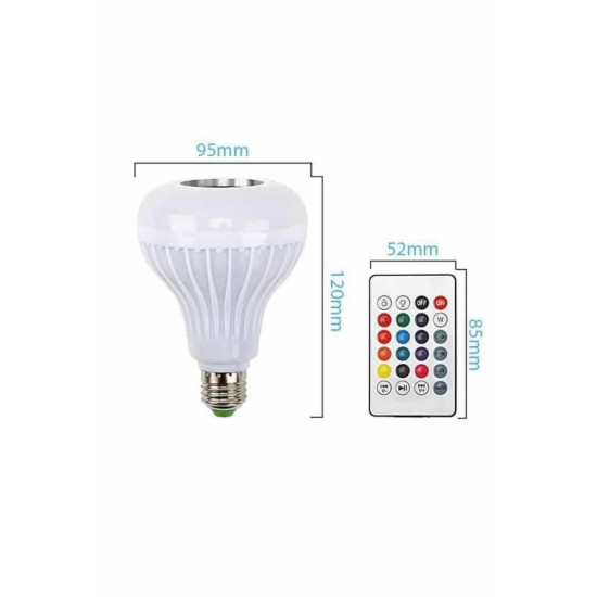 Bluetooth Hoparlör Akıllı Rgb Led Işık Renk Değiştirme Ses Bombası Amp
