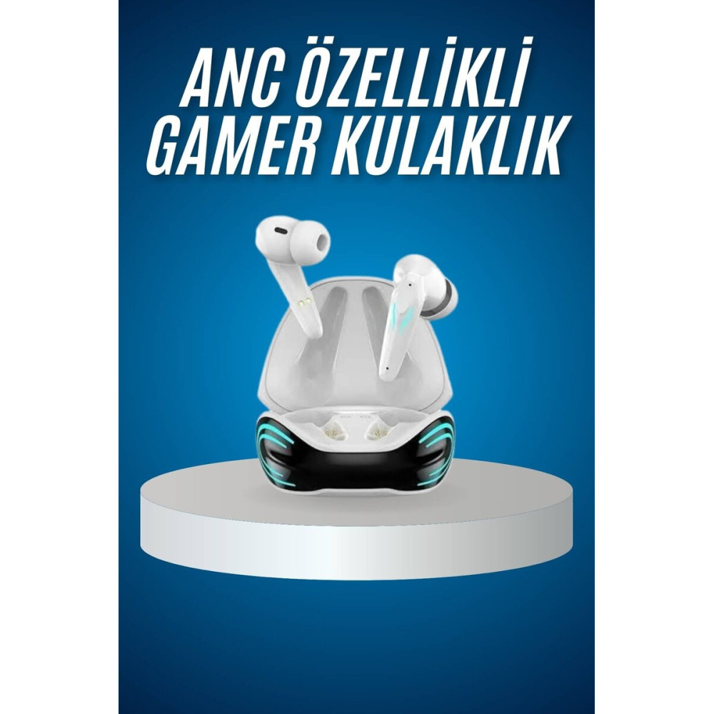 Oyuncu Kulaklığı Mikrofonlu Gürültü Engelleme Gecikme Önleyici Bluetoo