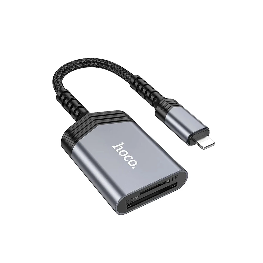 Hoco UA25 2-in-1 İPhone Lightning Kart Okuyucu