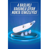 Siyah Nokta Temizleme Cihazı 4 Başlıklı Vakumlu Pilli Ölü Deri Arındır