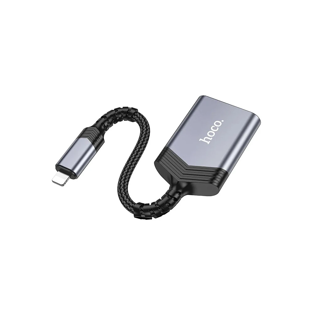 Hoco UA25 2-in-1 İPhone Lightning Kart Okuyucu