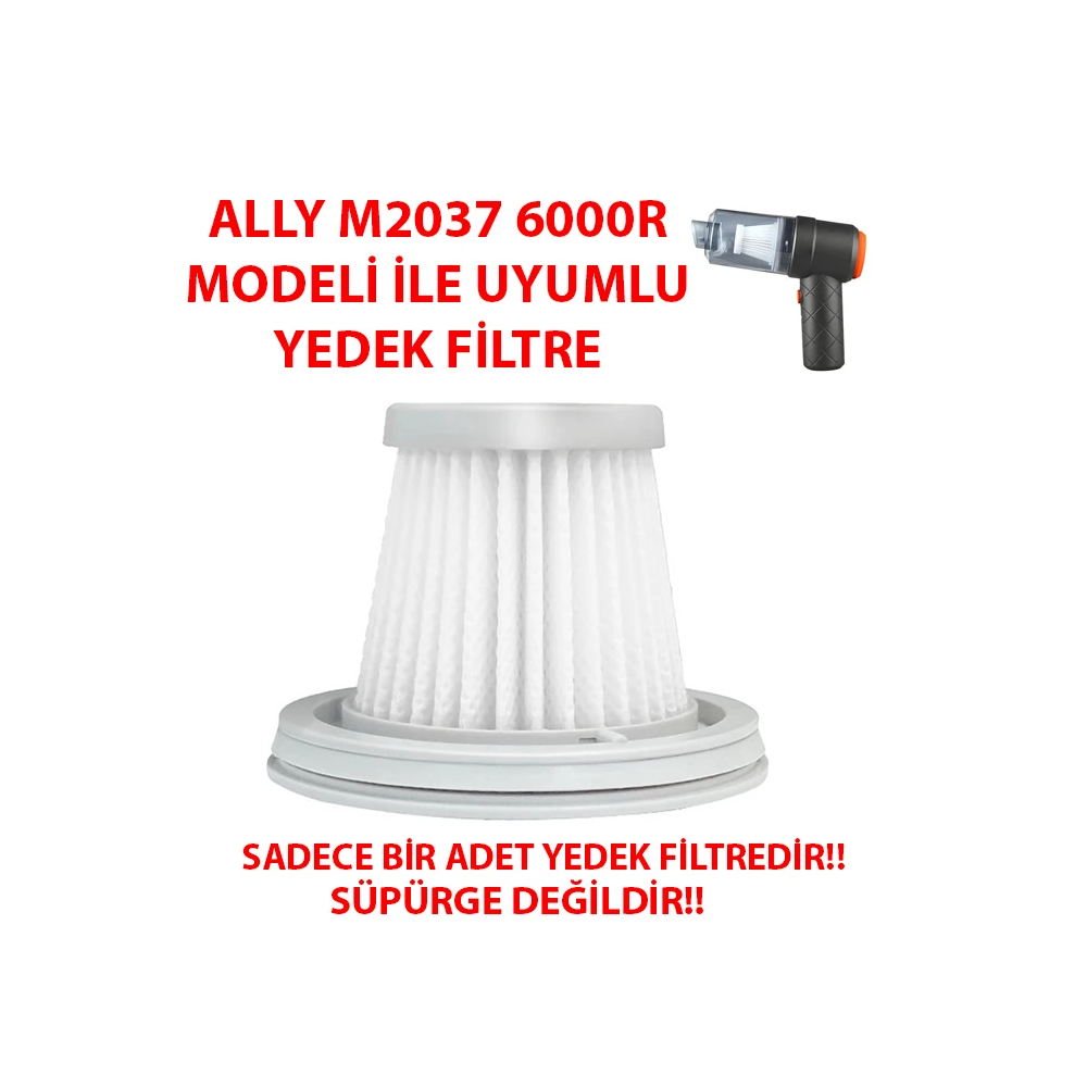 Ally 6000r Araç Süpürgesi için Yedek Filtre