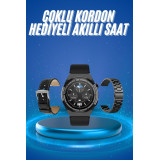 Çoklu Kordon Hediyeli Akıllı Saat Çağrı Cevaplama Müzik Dinleme Dokunm