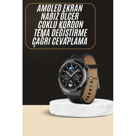 Çoklu Kordon Hediyeli Akıllı Saat Çağrı Cevaplama Müzik Dinleme Dokunm