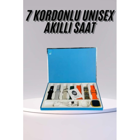 Saat Unisex Akıllı Saat Çoklu Kordon Seçeneği Çelik Kordon Plastik Kor