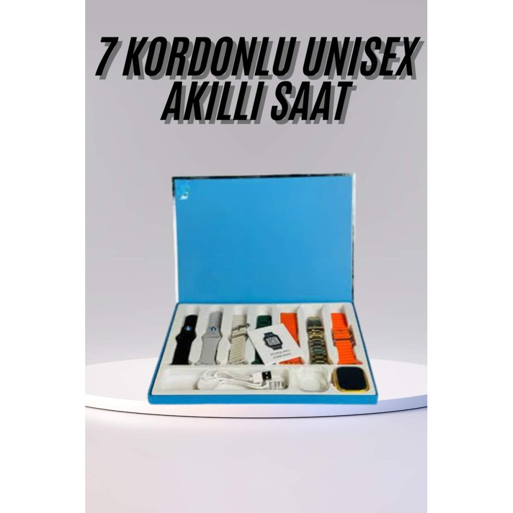 Saat Unisex Akıllı Saat Çoklu Kordon Seçeneği Çelik Kordon Plastik Kor