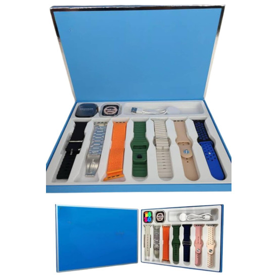 Saat Unisex Akıllı Saat Çoklu Kordon Seçeneği Çelik Kordon Plastik Kor