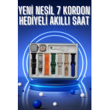 Saat 7 Kordon Hediyeli Takvim Alarm Nabız Ölçer Bildirim Görme Sesli G