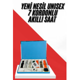 Kordonlu Unisex Akıllı Saat Çoklu Kordon Seçeneği Amoled Ekran