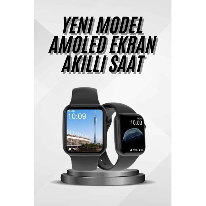 Akıllı Saat Çok Fonksiyonlu Uyku Takibi Adımsayar Nabız Ölçer Arama Ce