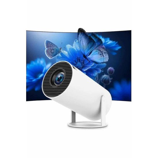 Ayaklı Projeksiyon Taşınabilir Mini Projektör Sinema Projektörü Androi