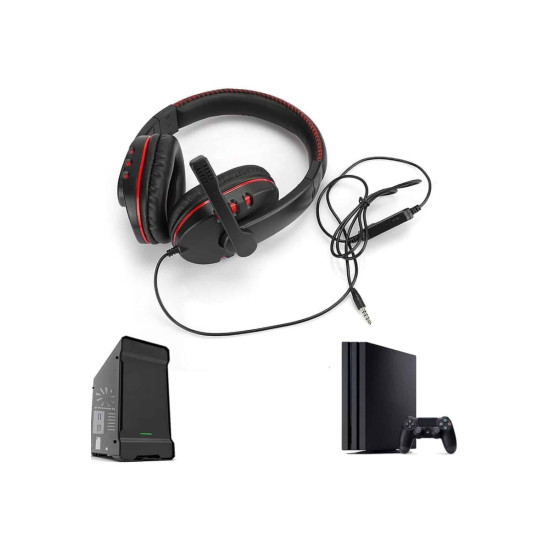 Mikrofonlu Gamer Kulaklık Oyuncu Kulaklığı Yüksek Ses Kaliteli Stereo 