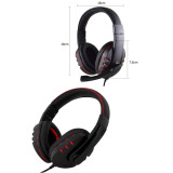 Mikrofonlu Gamer Kulaklık Oyuncu Kulaklığı Yüksek Ses Kaliteli Stereo 