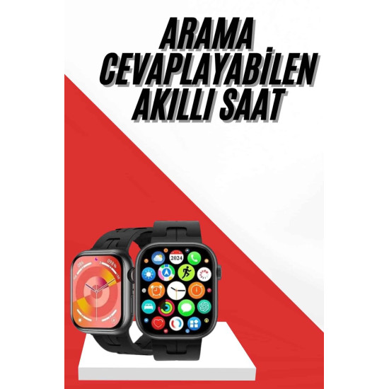 AMOLED Ekranlı Akıllı Saat Sesli Görüşme GPS Nabız ve Uyku Takibi
