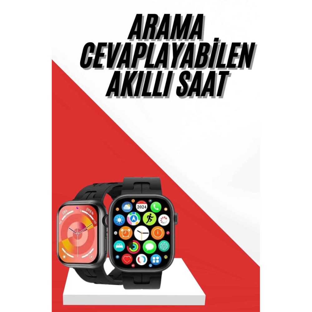 AMOLED Ekranlı Akıllı Saat Sesli Görüşme GPS Nabız ve Uyku Takibi