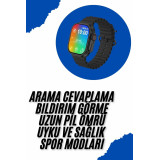 Akıllı Saat Sağlık Takibi Kalp Atışı Adımsayar Ultra Yeni Nesil nefes 