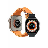 Ultra Akıllı Saat 49 Mm Çift Kordonlu Arama Cevaplama Bluetooth Bağlan