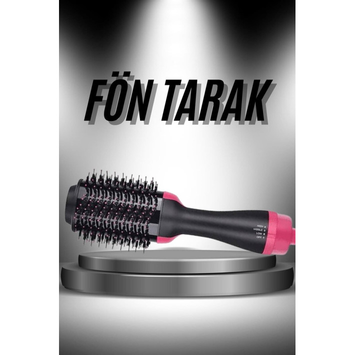 Saç Şekillendirici Ve Saç Düzleştirici Fön Tarağı Tarak Fırça 1200w Sa