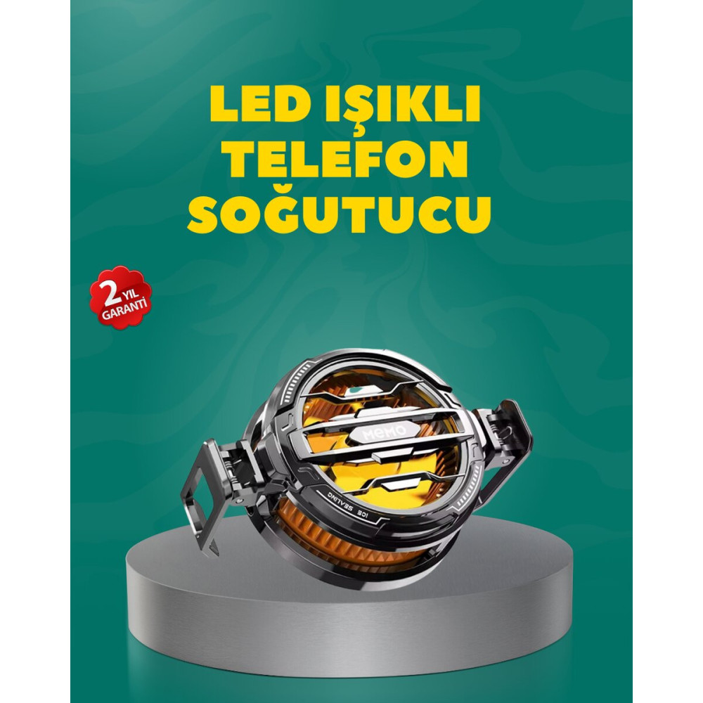 Mıknatıslı ve Aparatlı Montajlı Soğutucu Fan | Her Cihaza Uyumlu | LED