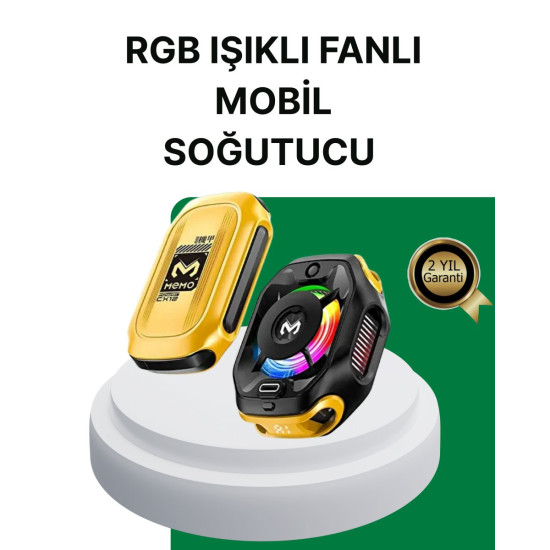 Kanatlı Vortex Fanlı Akıllı Telefon Soğutma Aparatı