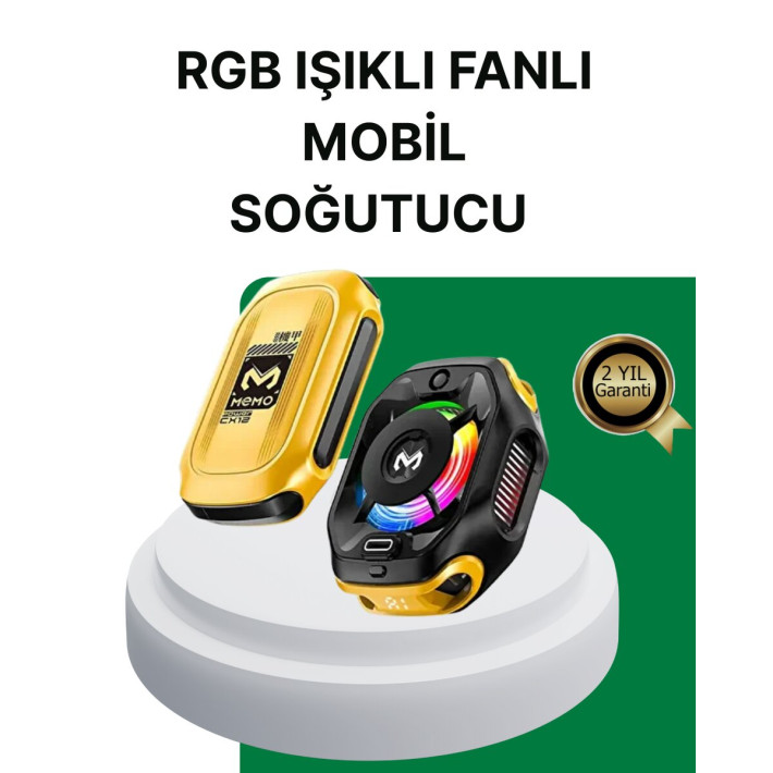 Kanatlı Vortex Fanlı Akıllı Telefon Soğutma Aparatı
