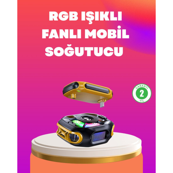 Girişli AI Modlu Yüksek Performanslı Telefon Soğutucu