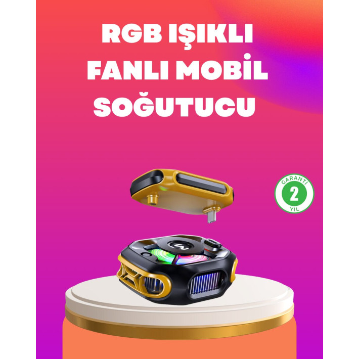 Girişli AI Modlu Yüksek Performanslı Telefon Soğutucu