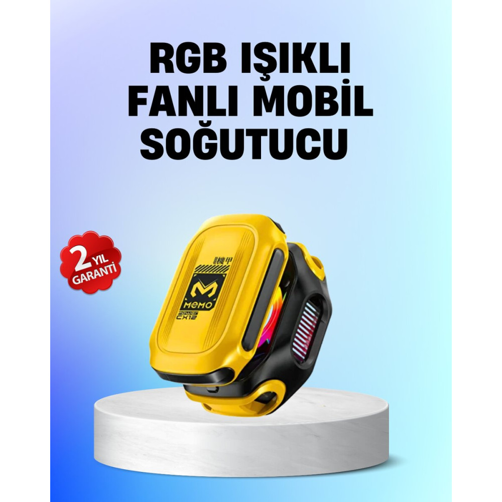 İletken Çipli RGB Işıklı Telefon Soğutucu