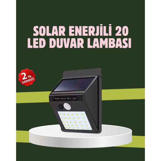 Gerektirmeyen Solar LED Bahçe ve Veranda Işığı