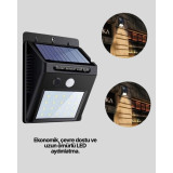 4 Modlu Solar LED Bahçe ve Garaj Lambası