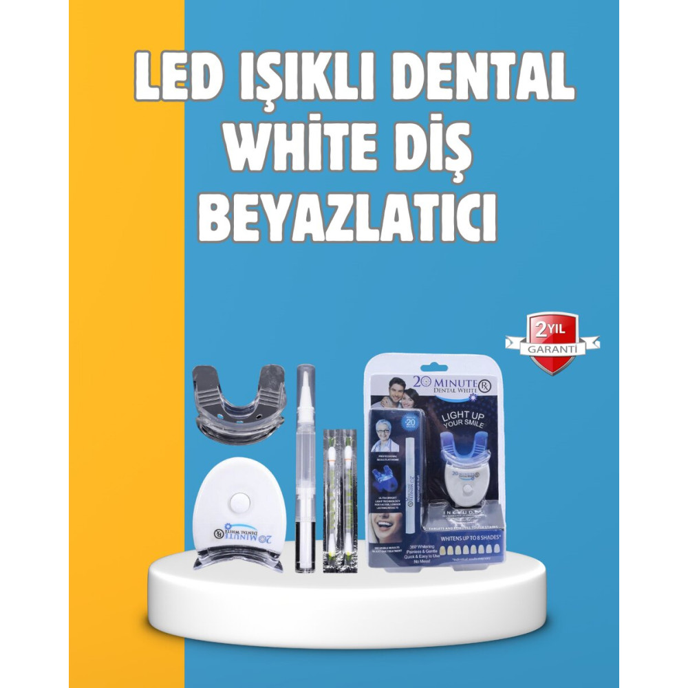 Mavi Işık Teknolojisi ile Güvenli Diş Beyazlatıcı Sistem