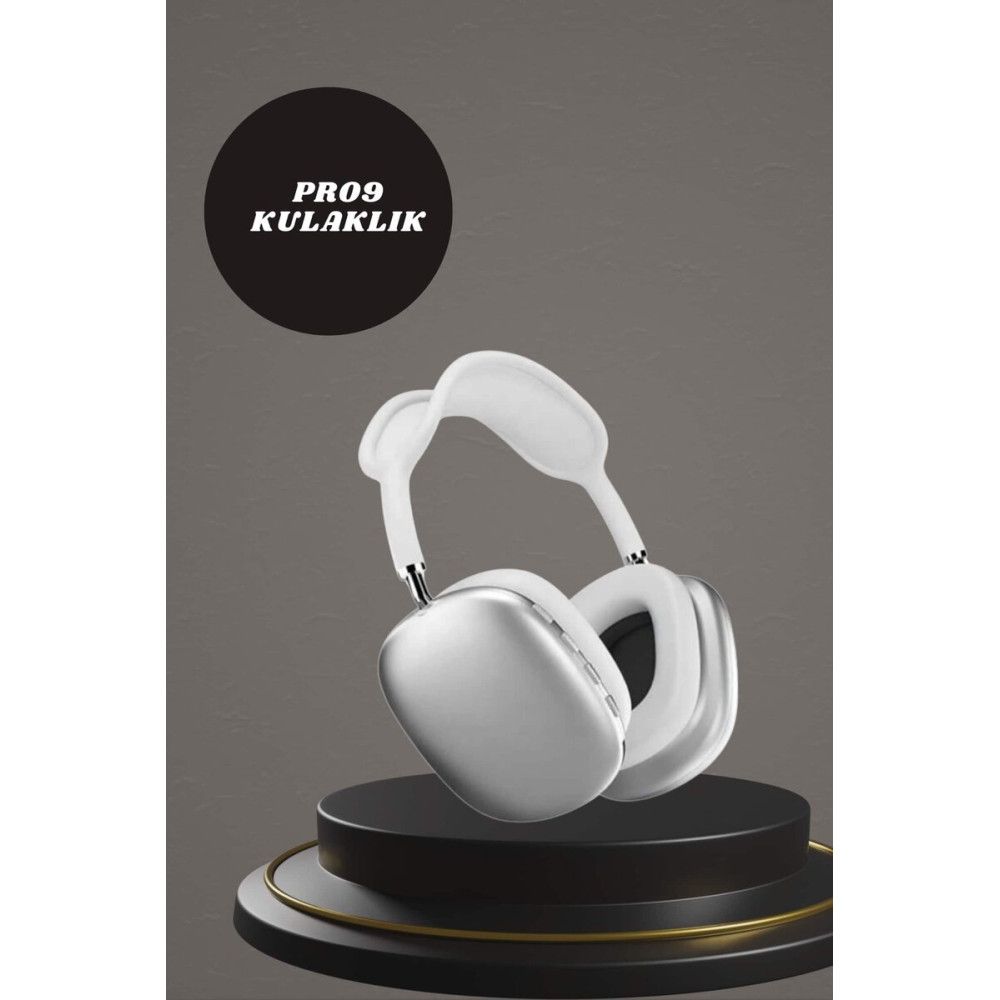 Kulak Üstü P9 Kablosuz Bluetooth Kulaklık ve 7 Kordonlu Akıllı Saat