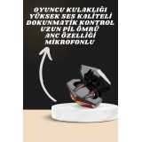 7 Kordonlu Akıllı Saat Ve Oyuncu Kulaklığı Bluetooth Bağlantılı Androi